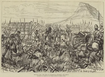 Der Zulukrieg, das Feld von Isandhlwana erneut besucht